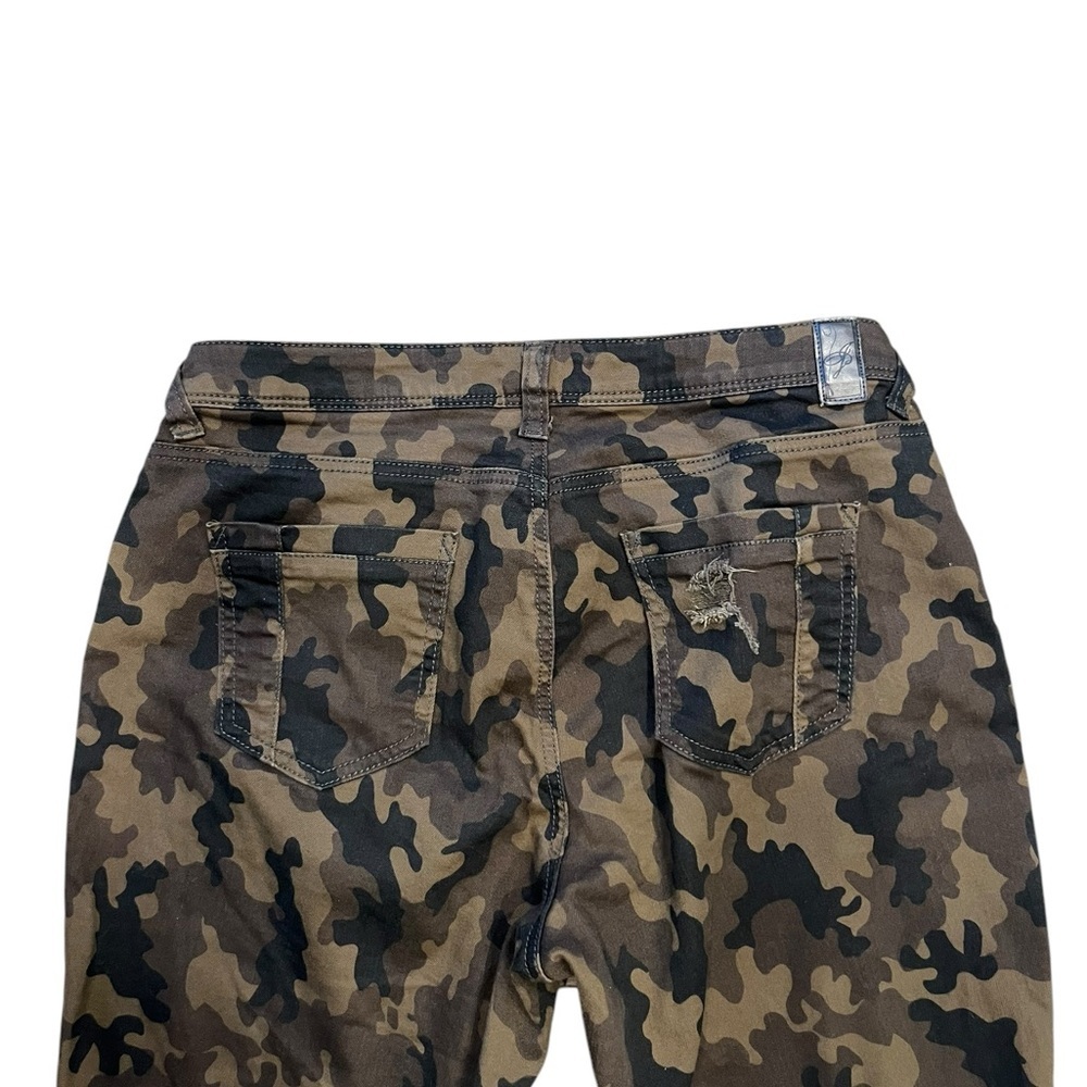 Poetic Justice Camouflage Patterned Skinny Jeans Womens Size 30R - Picture 8 of 10
